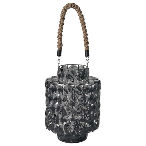 Lampion MMOJSTIR Metal 35 cm Czarny