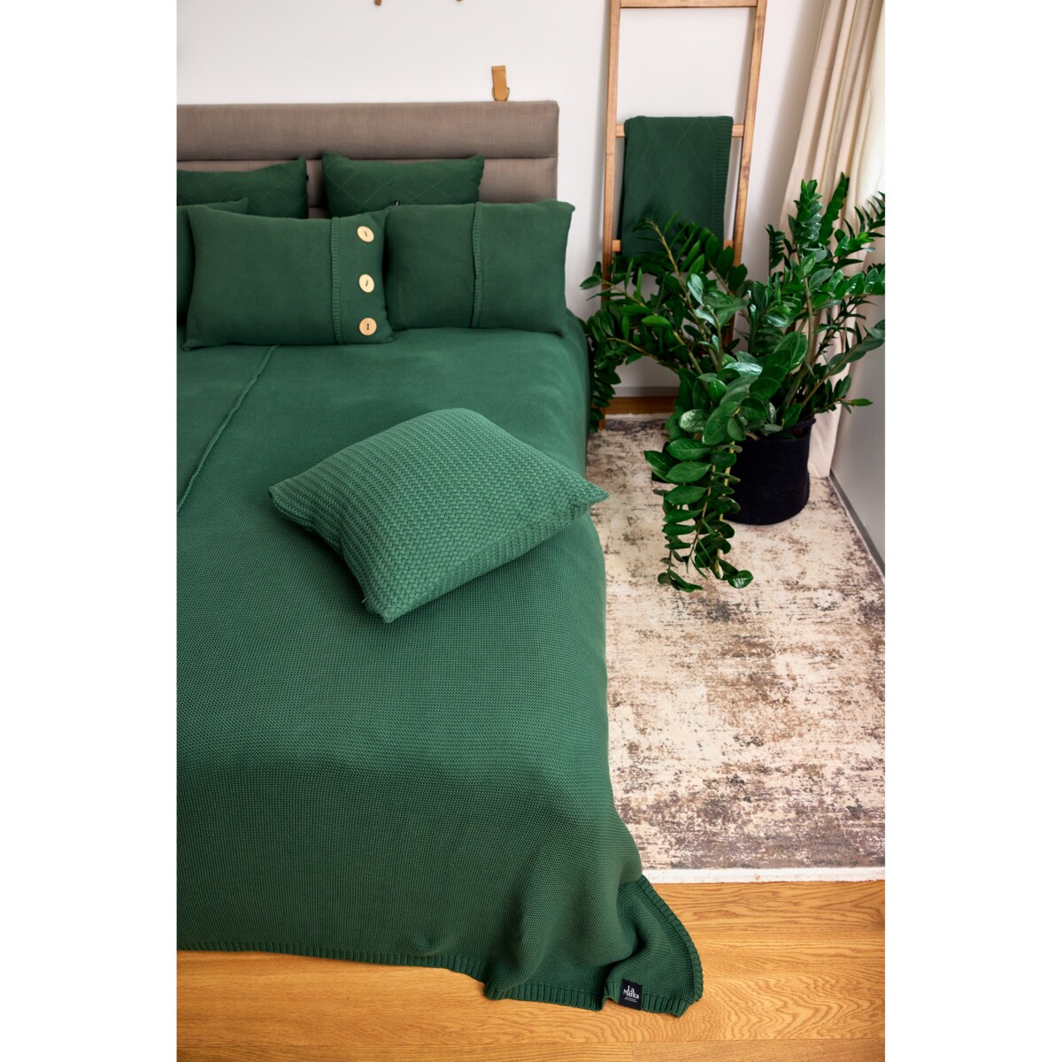 Narzuta klasyczna zielona
