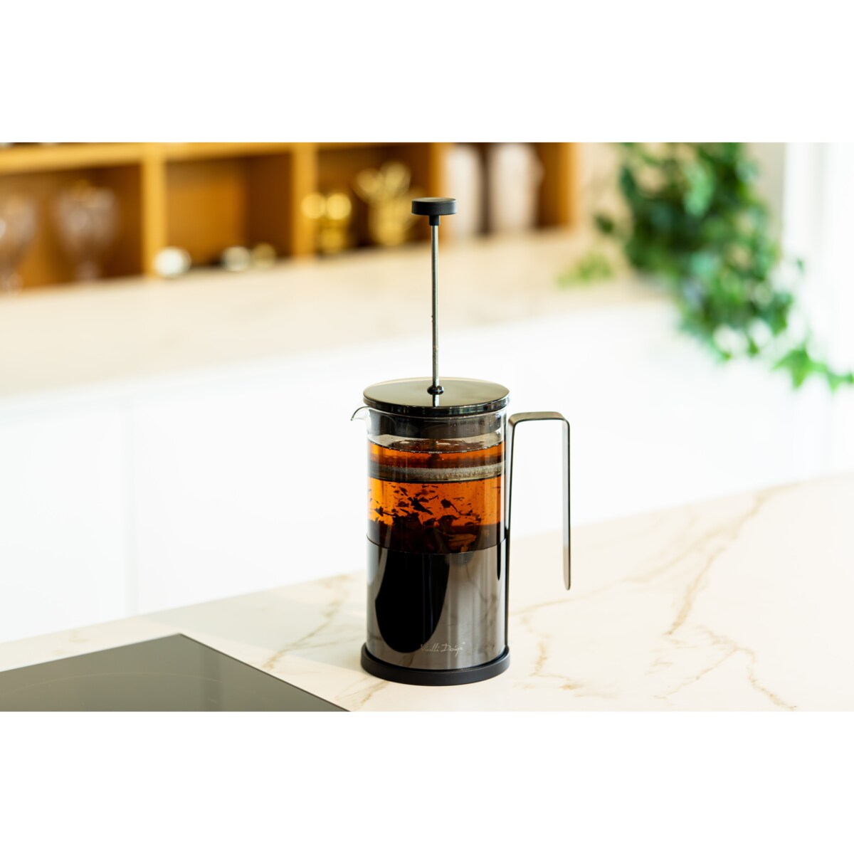 Zaparzacz do kawy i herbaty 1000 ml Diamante graiftowy 0701