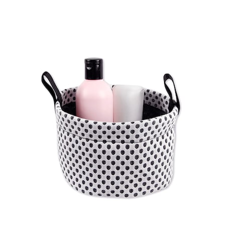 Pojemnik na kosmetyki do łazienki S - kropki