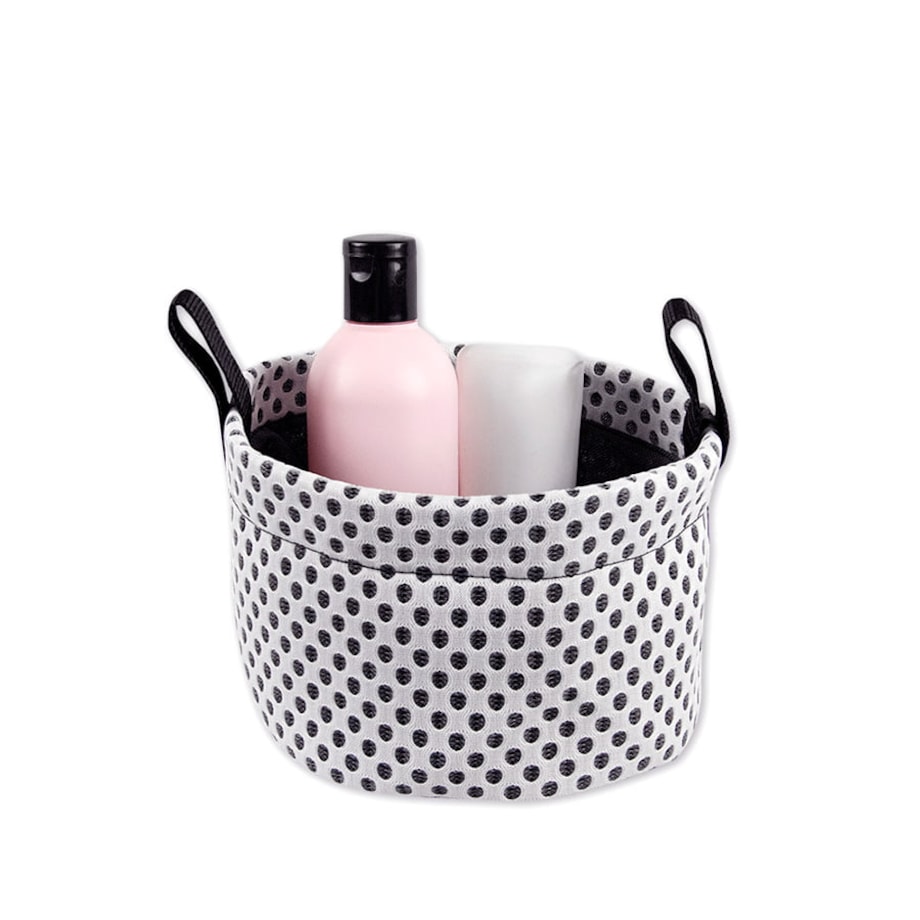 Pojemnik na kosmetyki do łazienki S - kropki