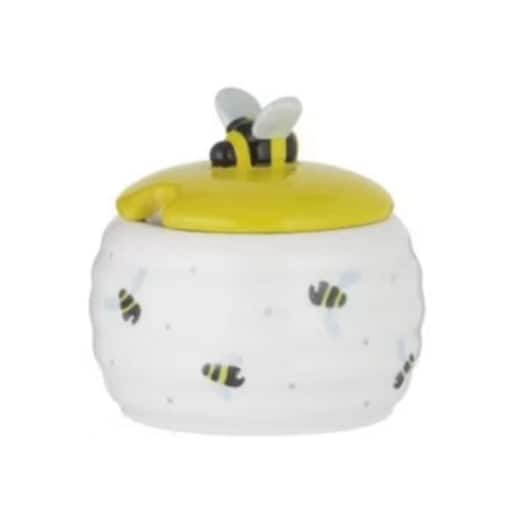 Cukierniczka ceramiczna Sweet Bee, 9.5 x 9.5 x 9.1 cm, Price & Kensington