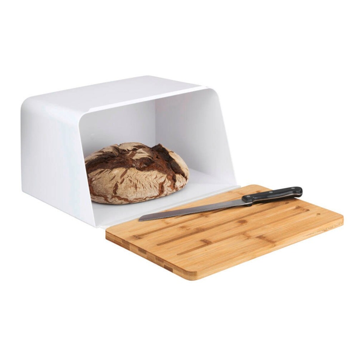 Chlebak z deską do krojenia z drewna bambusowego KUBO, WENKO