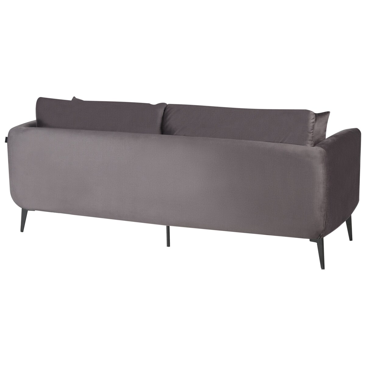 Sofa 3-osobowa welurowa beżowoszary BODUM