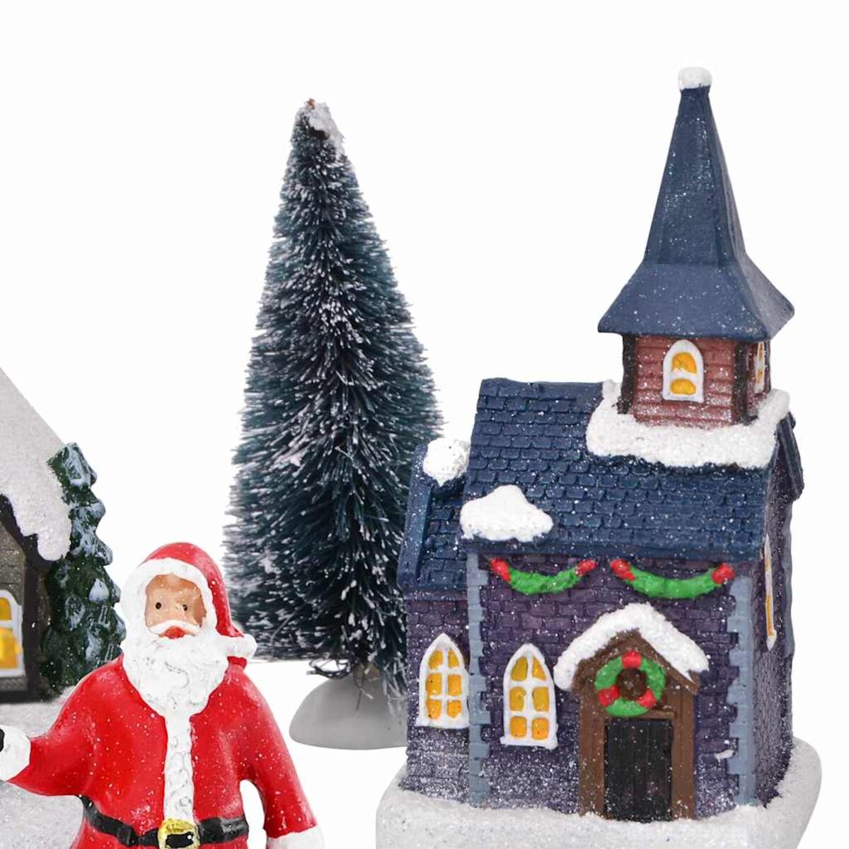 vidaXL Świąteczna Dekoracja na Stół Wielokolorowe żywica