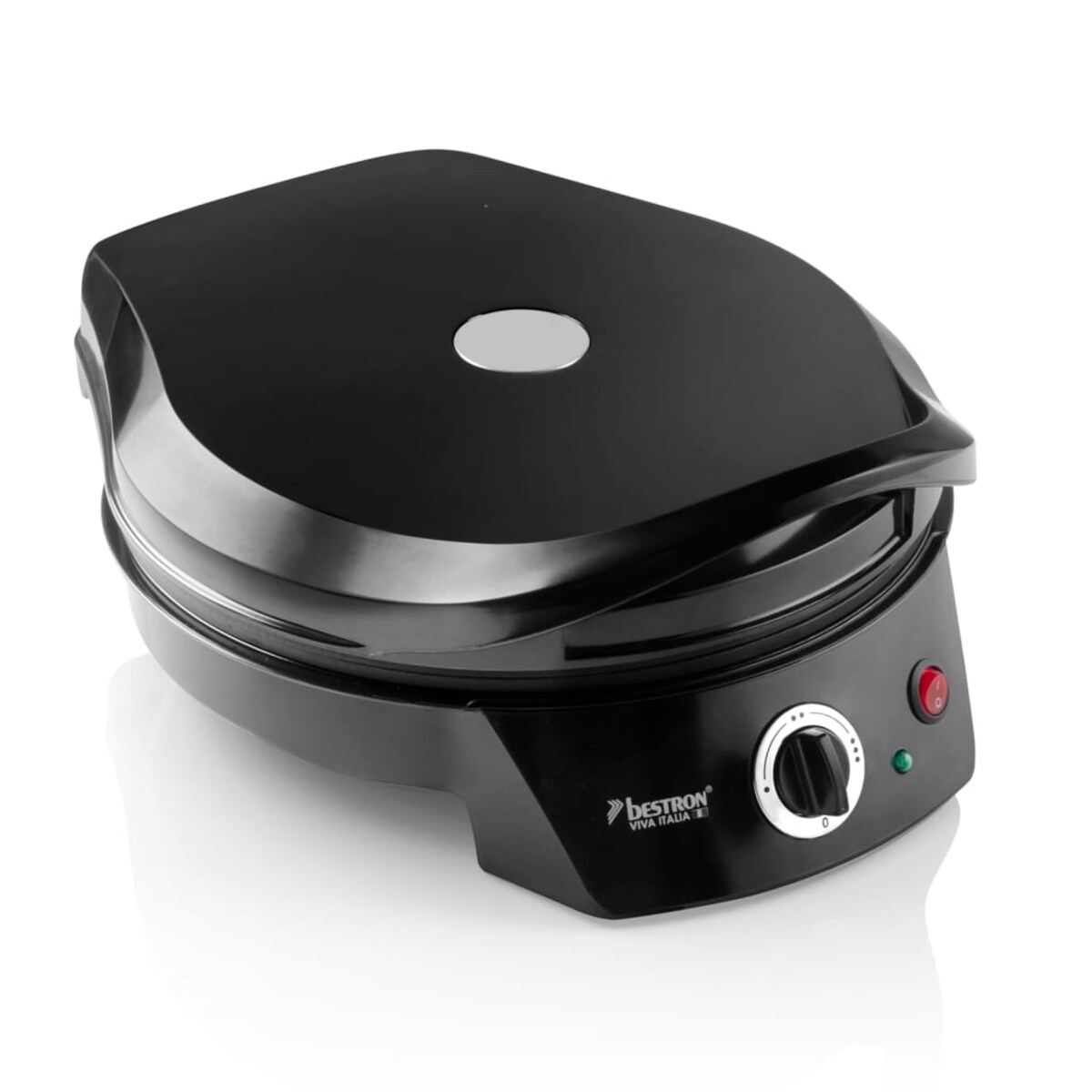 Bestron Opiekacz do pizzy/grill stołowy APZ400Z, 1800 W, czarny