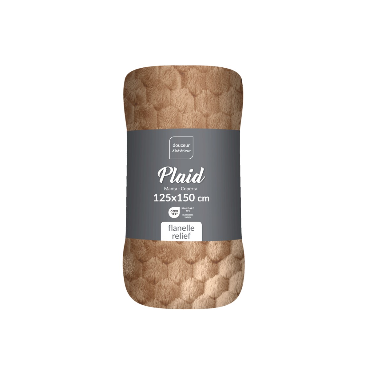 Narzuta flanelowa 125 x 150 cm FROSTY