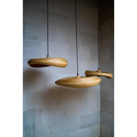 Lampa wisząca bambusowa Stella M 40 cm Monnarita
