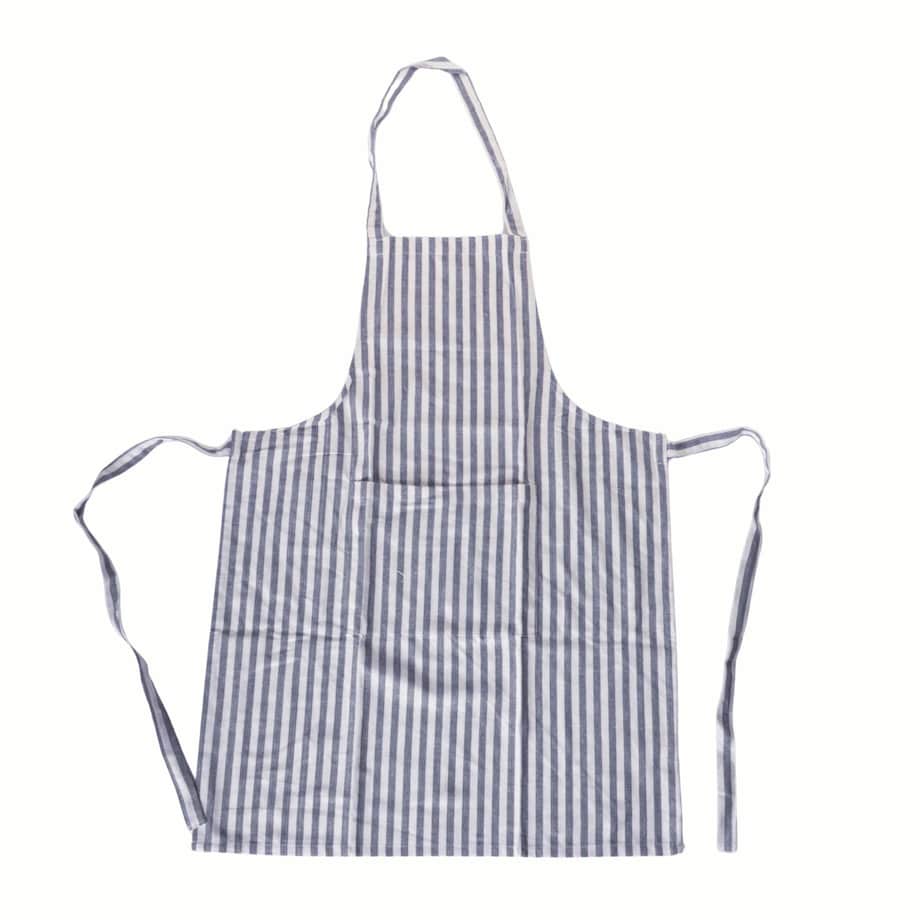 Fartuch kuchenny w paski, regulowany, męski lub damski