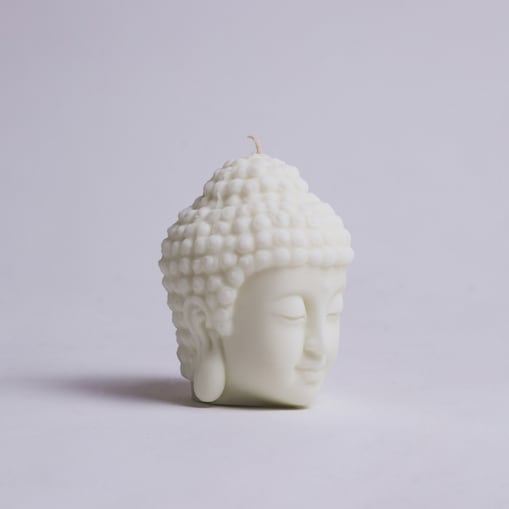 Świeca sojowa głowa Buddha, 210 g, INSPIRA