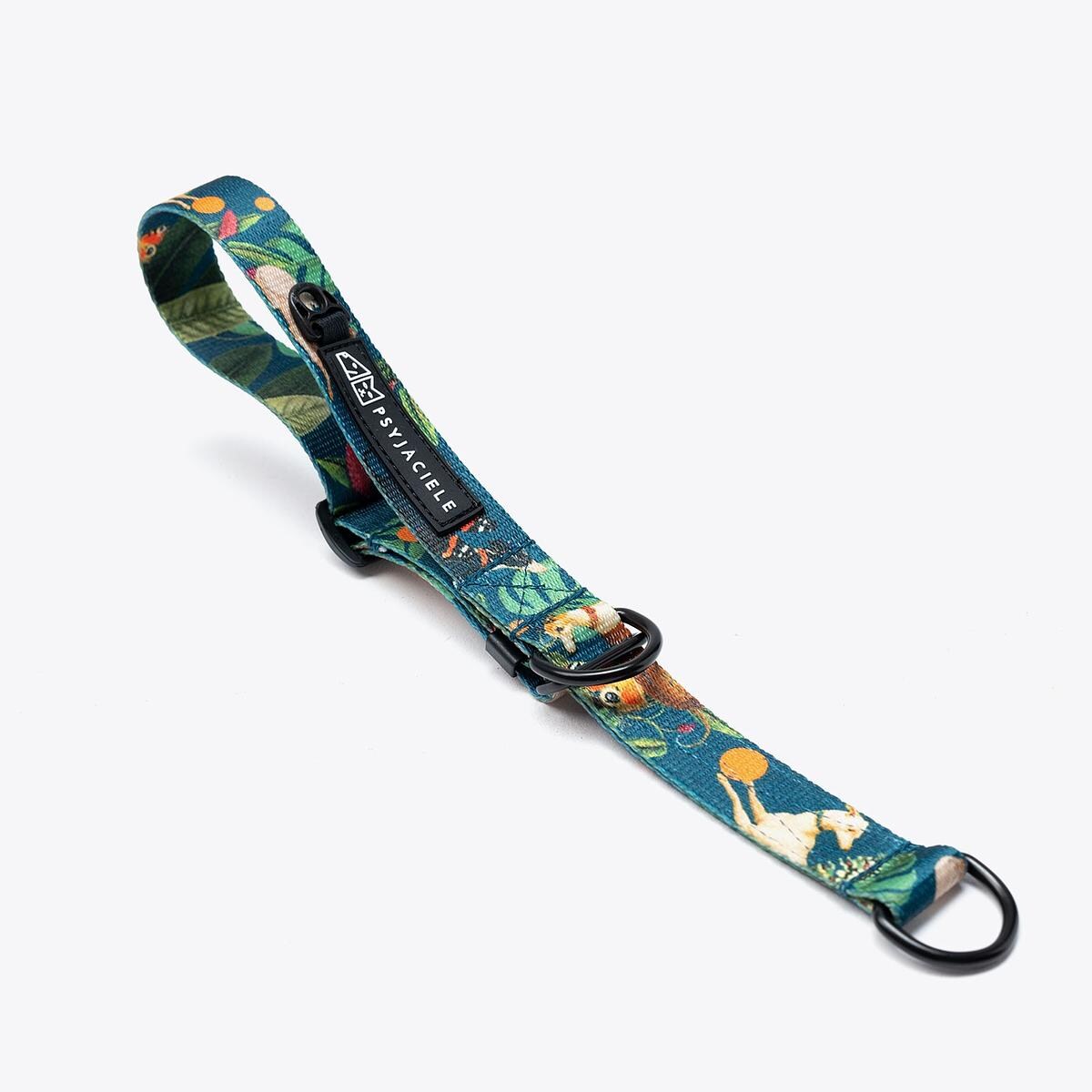 Obroża półzaciskowa dla psa lub kota "Psikolaż" - Szerokość taśmy: 38mm, Rozmiar: XL