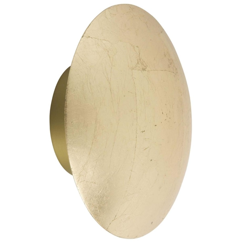 Okrągły kinkiet Sunset 90220/69 Brilliant designerski antyczne złoto