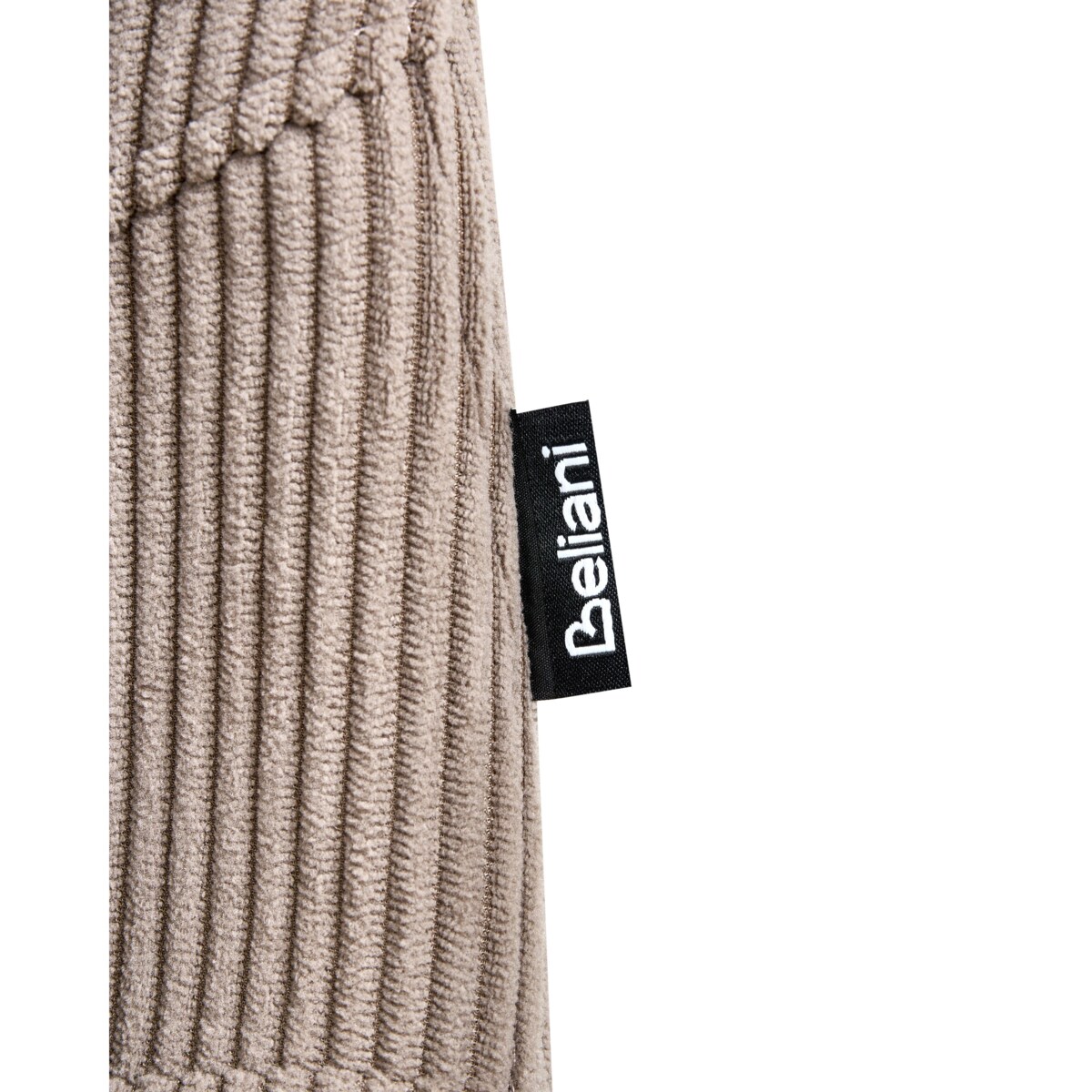 Zestaw 2 krzeseł do jadalni HILDEN Sztruks Beżowoszary