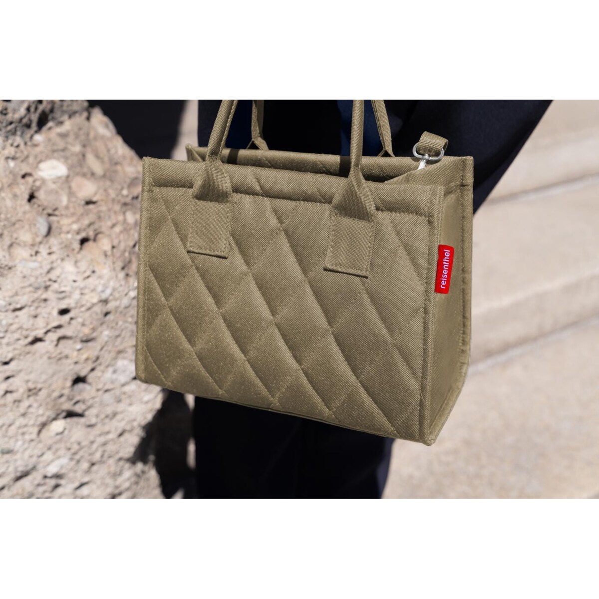 Torba DAILY SHOPPER XS, rhombus olive