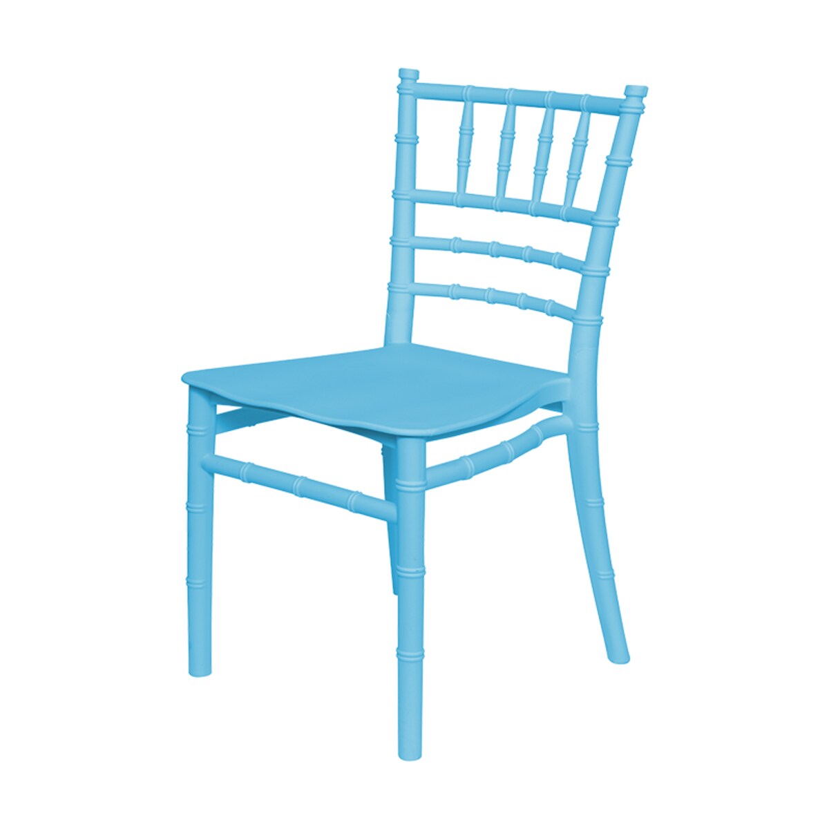 Krzesełko dla dzieci plastikowe z oparciem niebieskie dziecięce