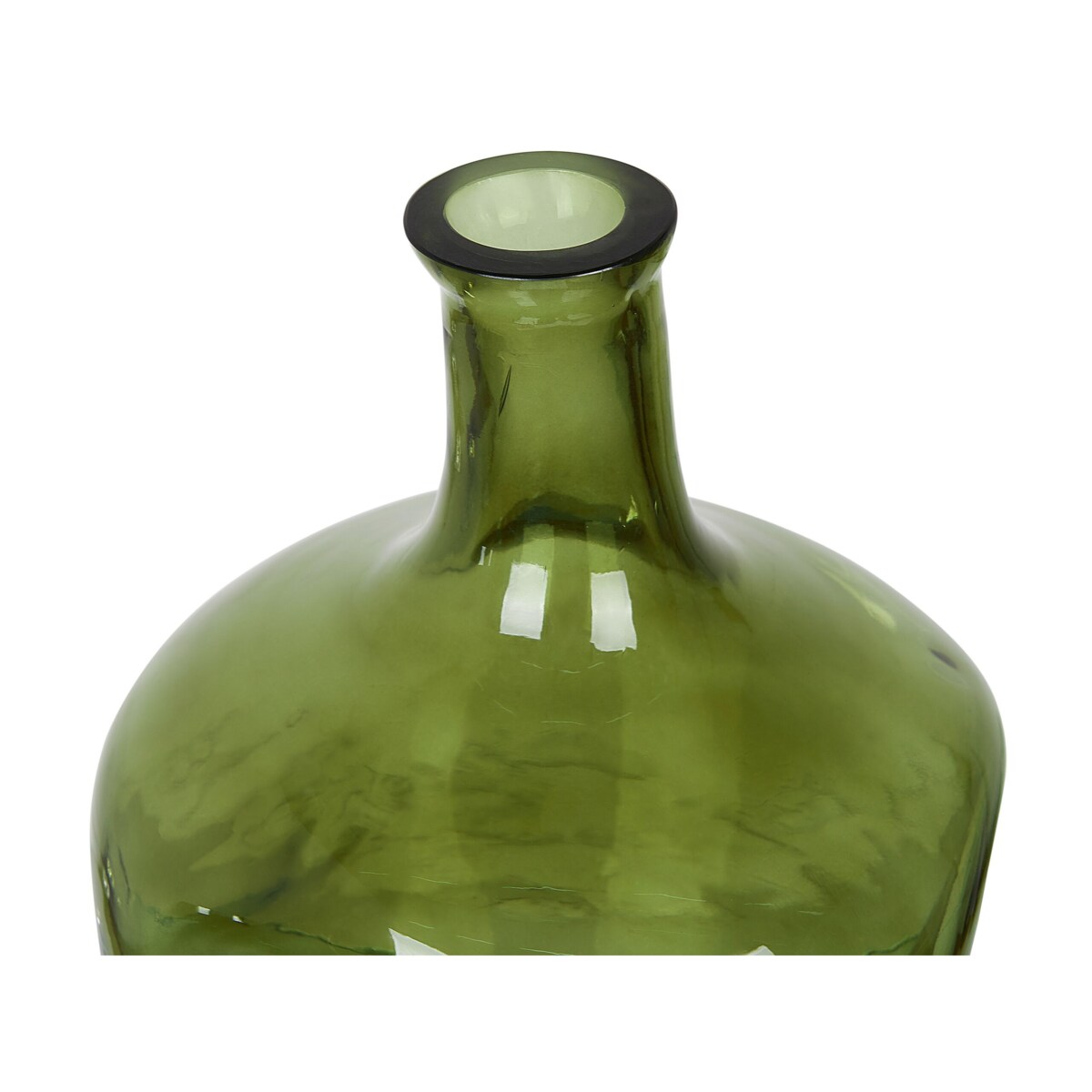 Wazon na kwiaty 30 cm zielony KERALA