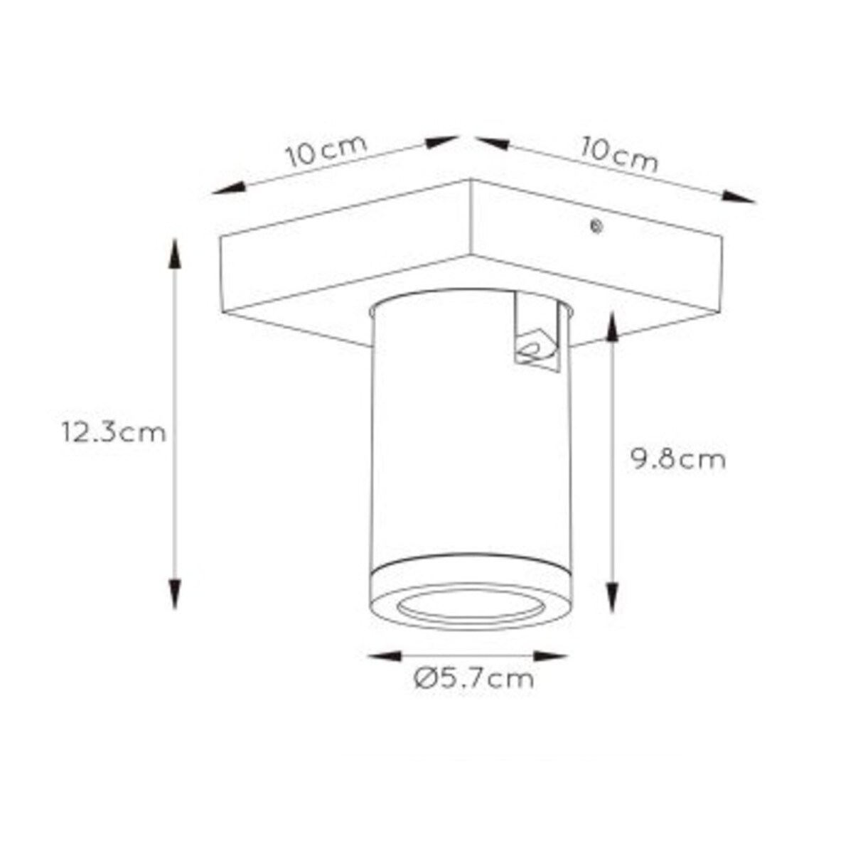 Sufitowa lampa nowoczesna Taylor 09930/05/31 biały reflektorek