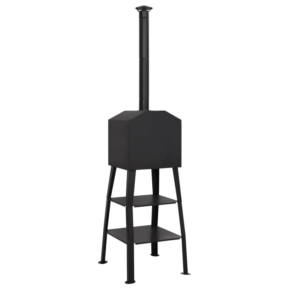 vidaXL Piec do pizzy na węgiel drzewny z 2 kamieniami szamotowymi