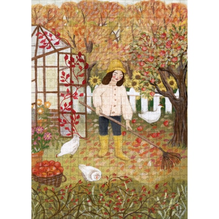 Muno Puzzle "Spadające Jabłka" by Asia Spettel Puzzle 500 el. w eco woreczku