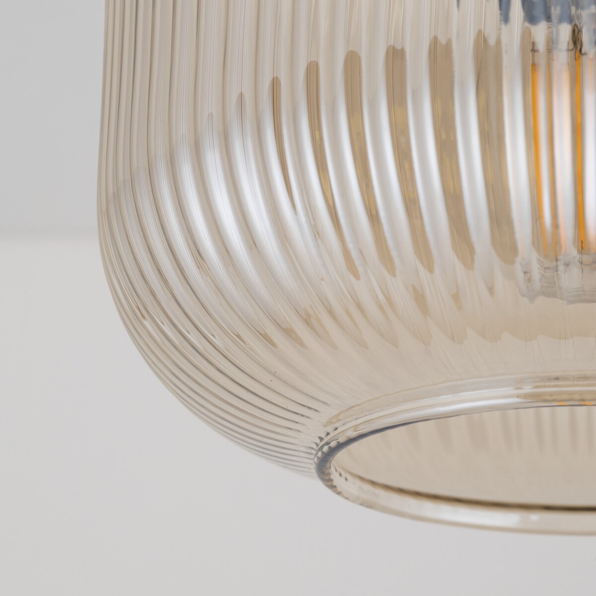 Plafon sufitowy TK Lighting SALVIA 11358 brązowy bursztynowe szkło E14 nowoczesna lampa do salonu kuchni i sypialni