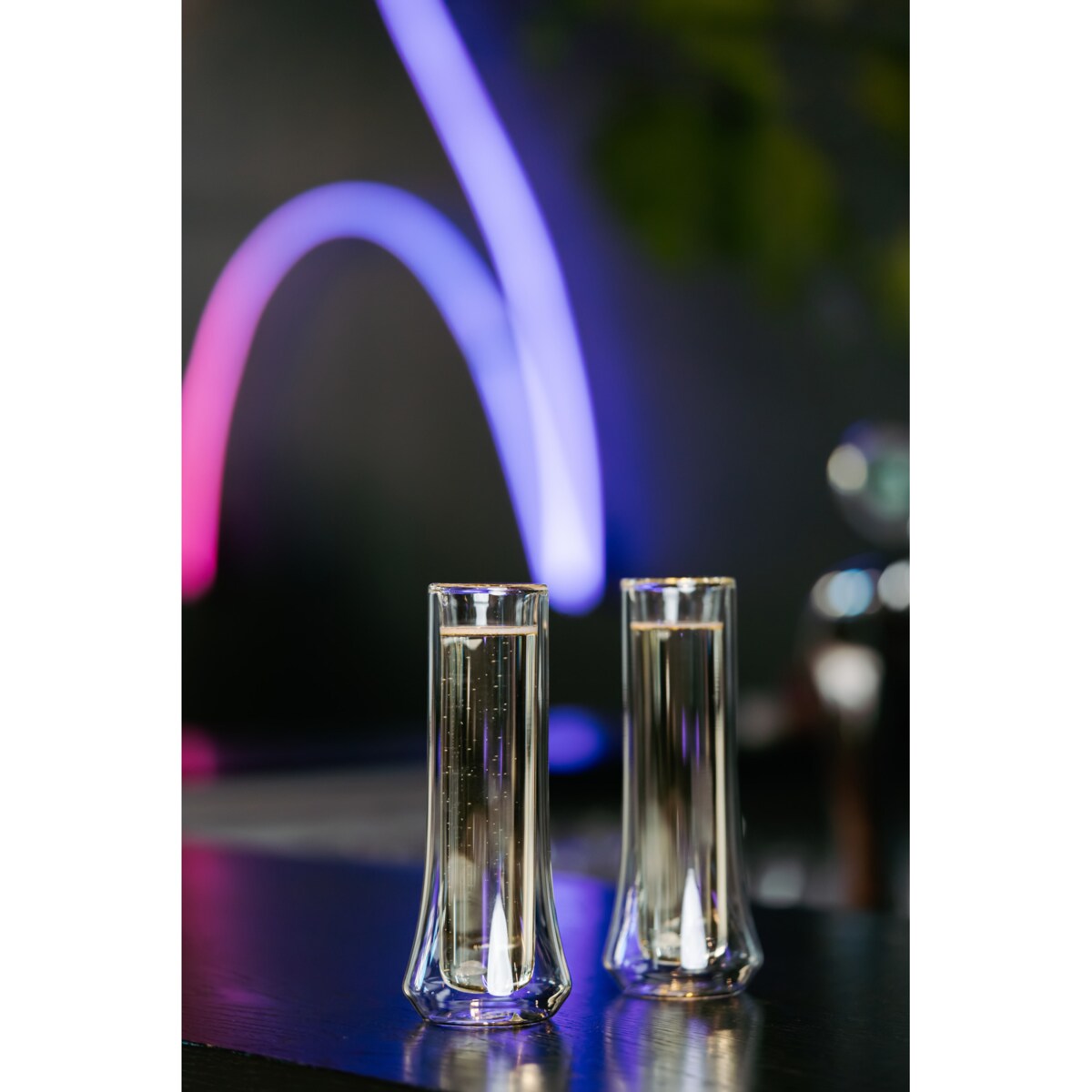 Komplet 2 kieliszków do szampana z podwójną ścianką Soho 140 ml 8906