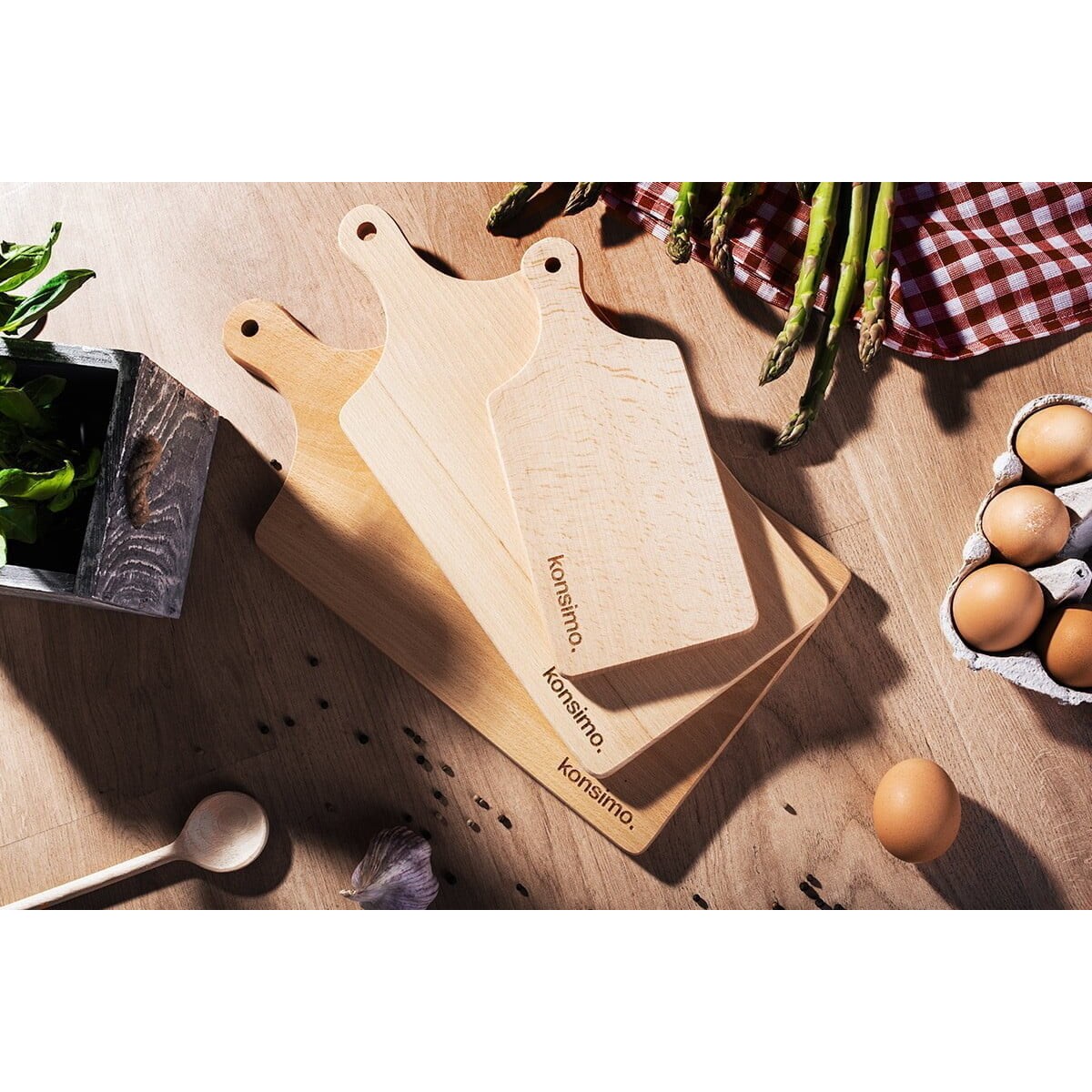 Konsimo CONSILI Deska do krojenia, brązowy