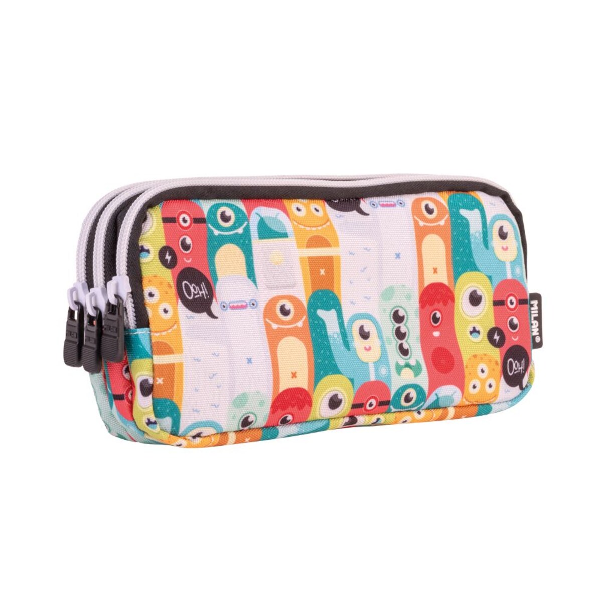 Piórnik 3 komorowy duży MILAN ALIENS