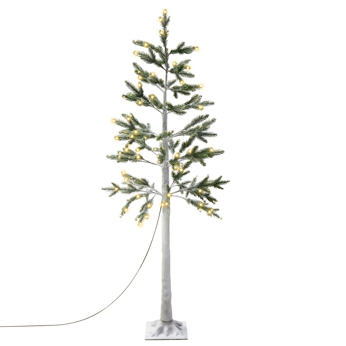 Dekoracja ogrodowa LED ALBIONI Drzewko 180 cm Biały