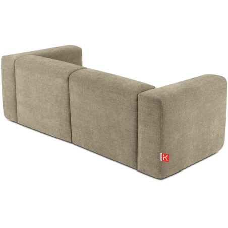 KONSIMO BUFFO 2-osobowa sofa z niezwykle miękkim i wygodnym siedziskiem, kolor piaskowy