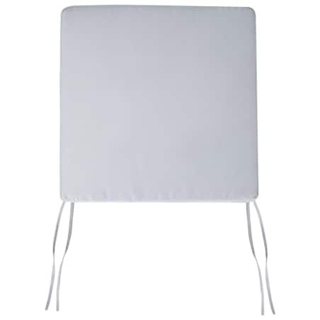 Zestaw 2 krzeseł ogrodowych z poduszkami SASSARI PREMIUM Certyfikowane drewno akacjowe Jasnoszary