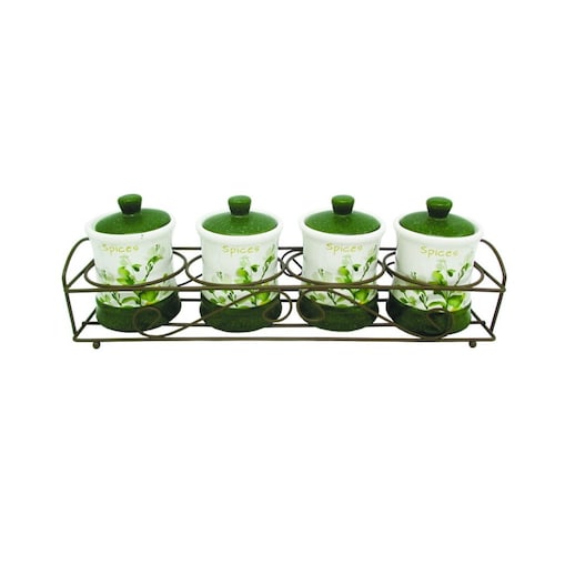 Maestro zestaw 4 pojemników na przyprawy MR2003204CS
