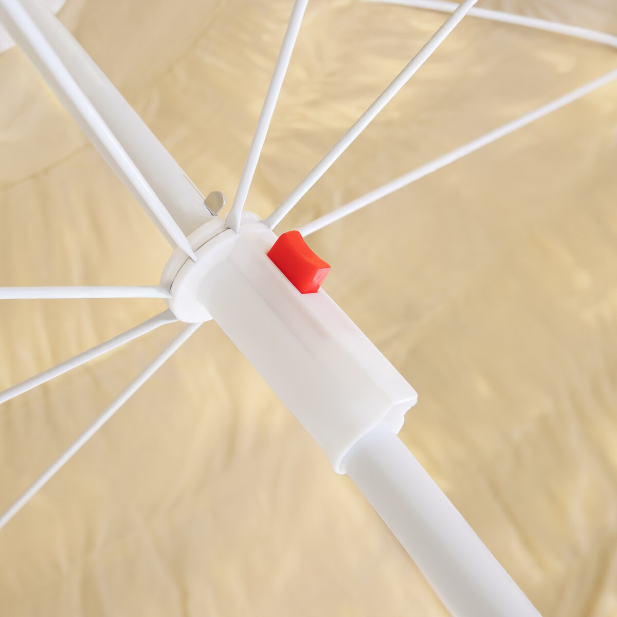 Parasol ogrodowy plażowy Havana mocny średnica 180 cm duży składany łamany