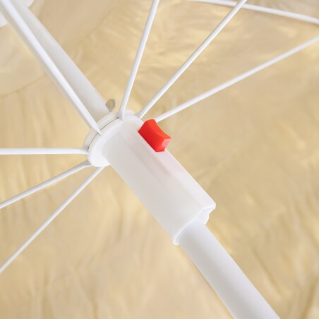 Parasol ogrodowy plażowy Havana mocny średnica 180 cm duży składany łamany