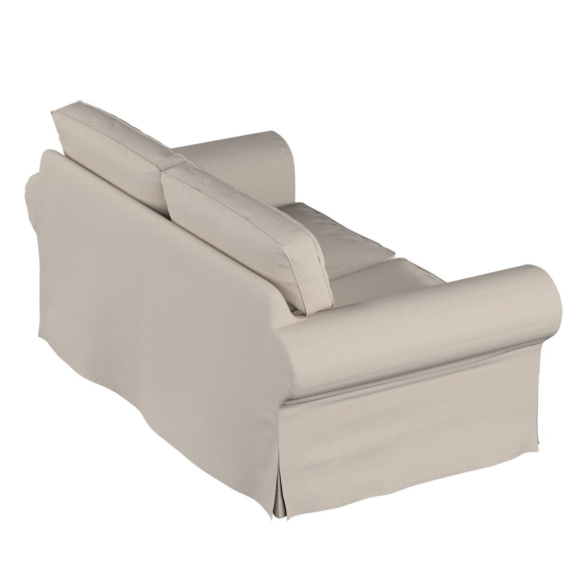 Pokrowiec na sofę Ektorp 2-osobową rozkładaną, model po 2012, szary, 200 x 90 x 73 cm, Living