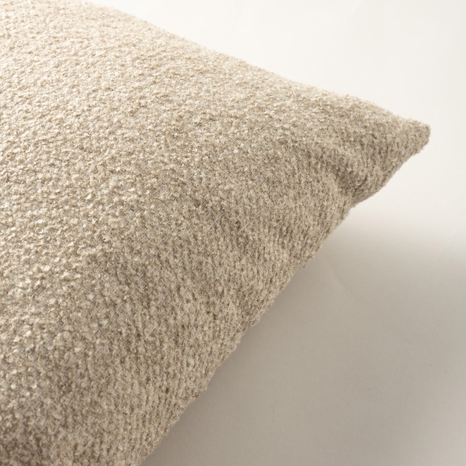 Poszewka Kinga na poduszkę prostokątną 47x28 beżowy melanż