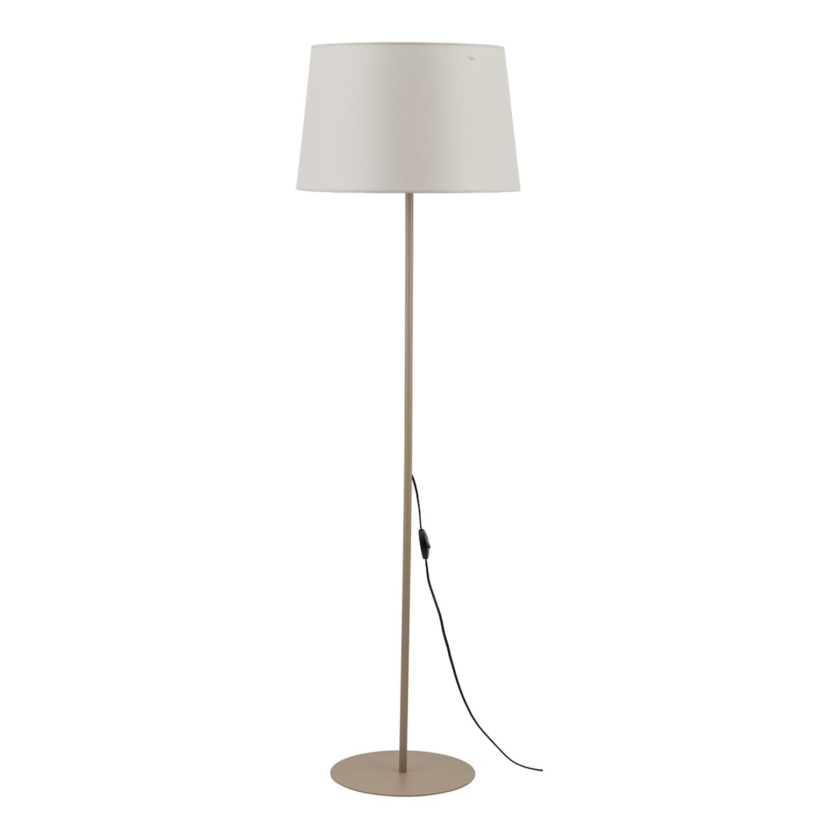 Lampa podłogowa TK Lighting MAJA SABIA 16180 beżowa E27 148 cm, tekstylny klosz do salonu i sypialni