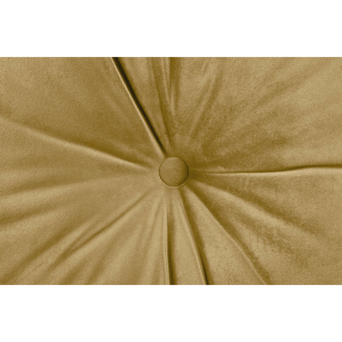 KONSIMO ERISO Sofa 3-osobowa z żółtego aksamitu