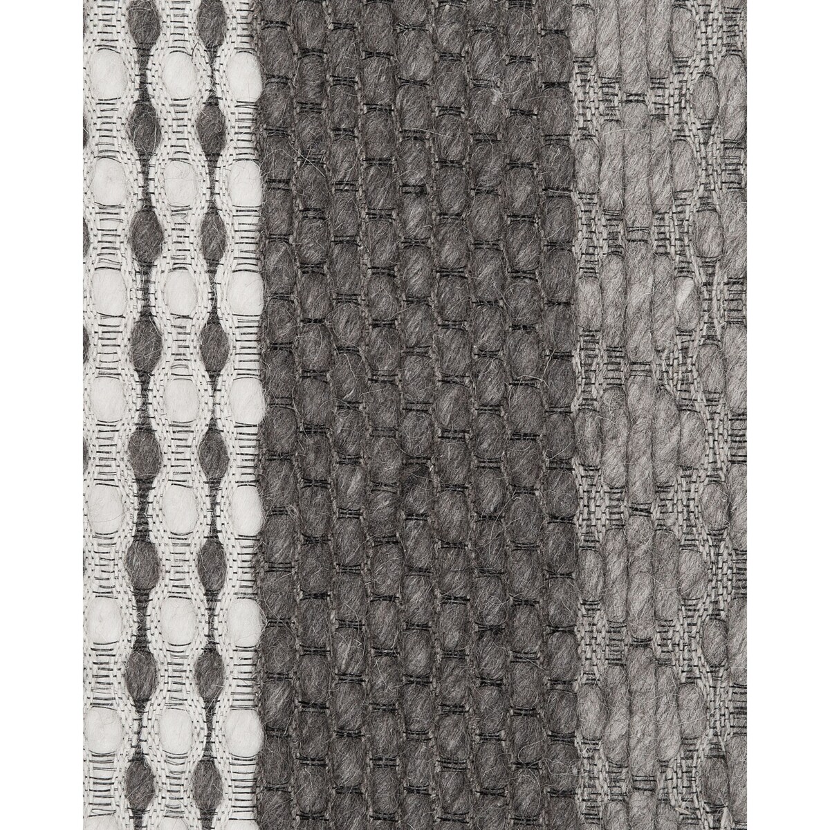 Dywan wełniany 80 x 150 cm szary AKKAYA