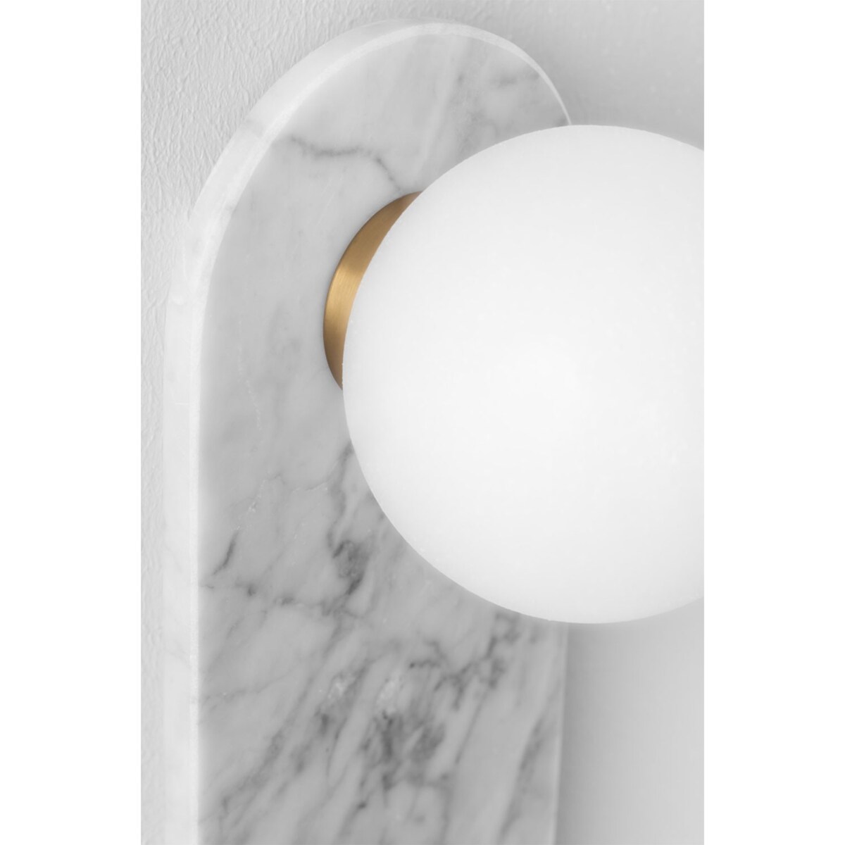 Kinkiet ścienny z marmuru i szkła Salm