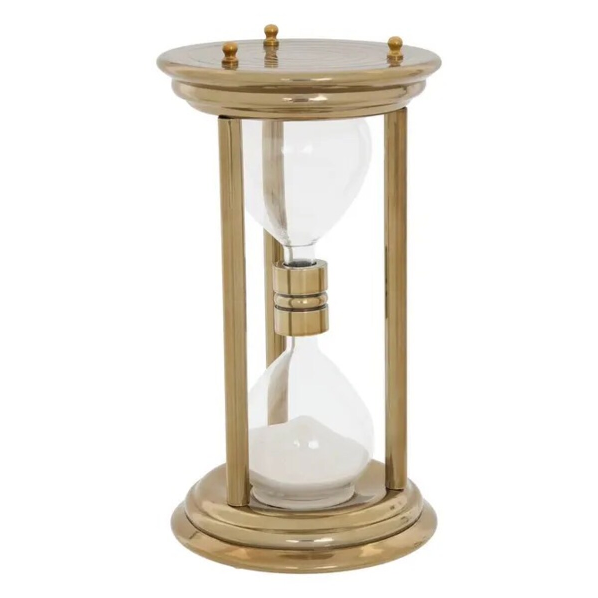 Klepsydra metalowa, złota, Gaya 30 cm