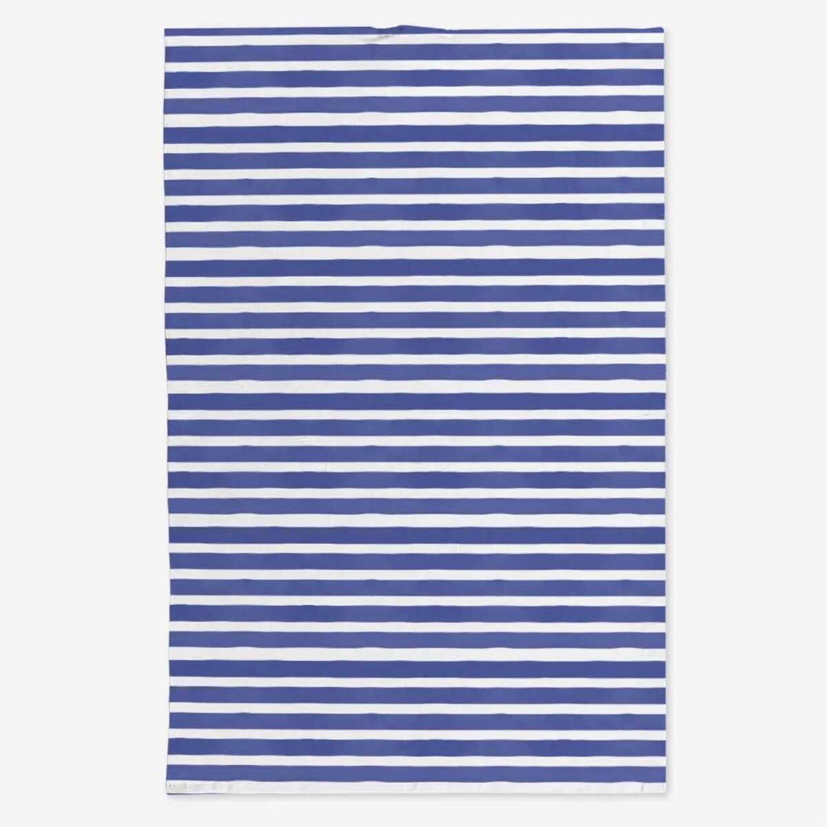 Lniany ręcznik kuchenny - niebieskie paski