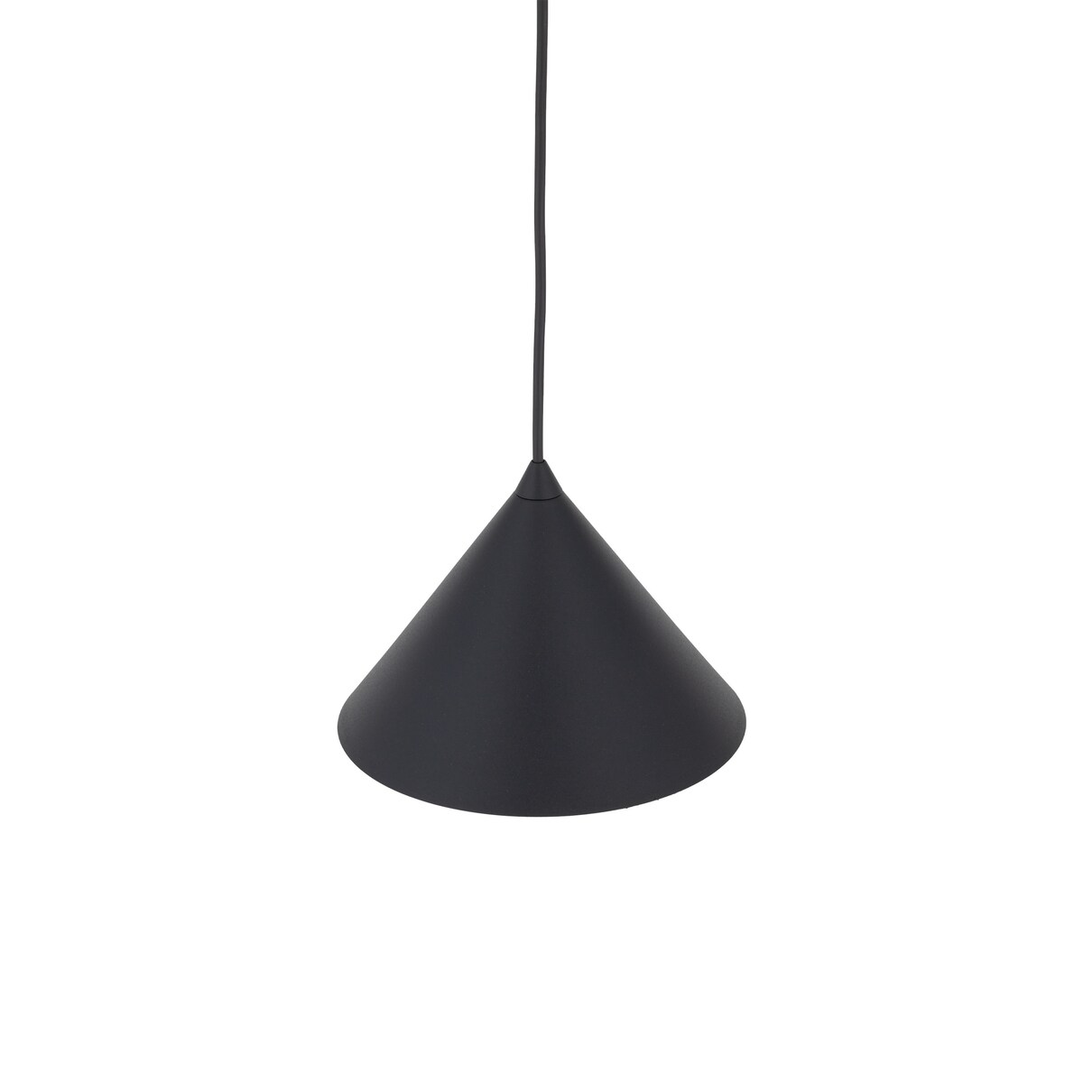 Lampa wisząca TK Lighting CONO BLACK 10058 czarna E27 19 cm regulowana wysokość do 140 cm metalowy klosz