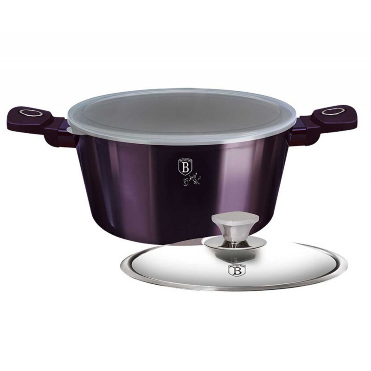 Garnek z powłoką tytanową 20cm 2.2L BERLINGER HAUS Purple Eclipse