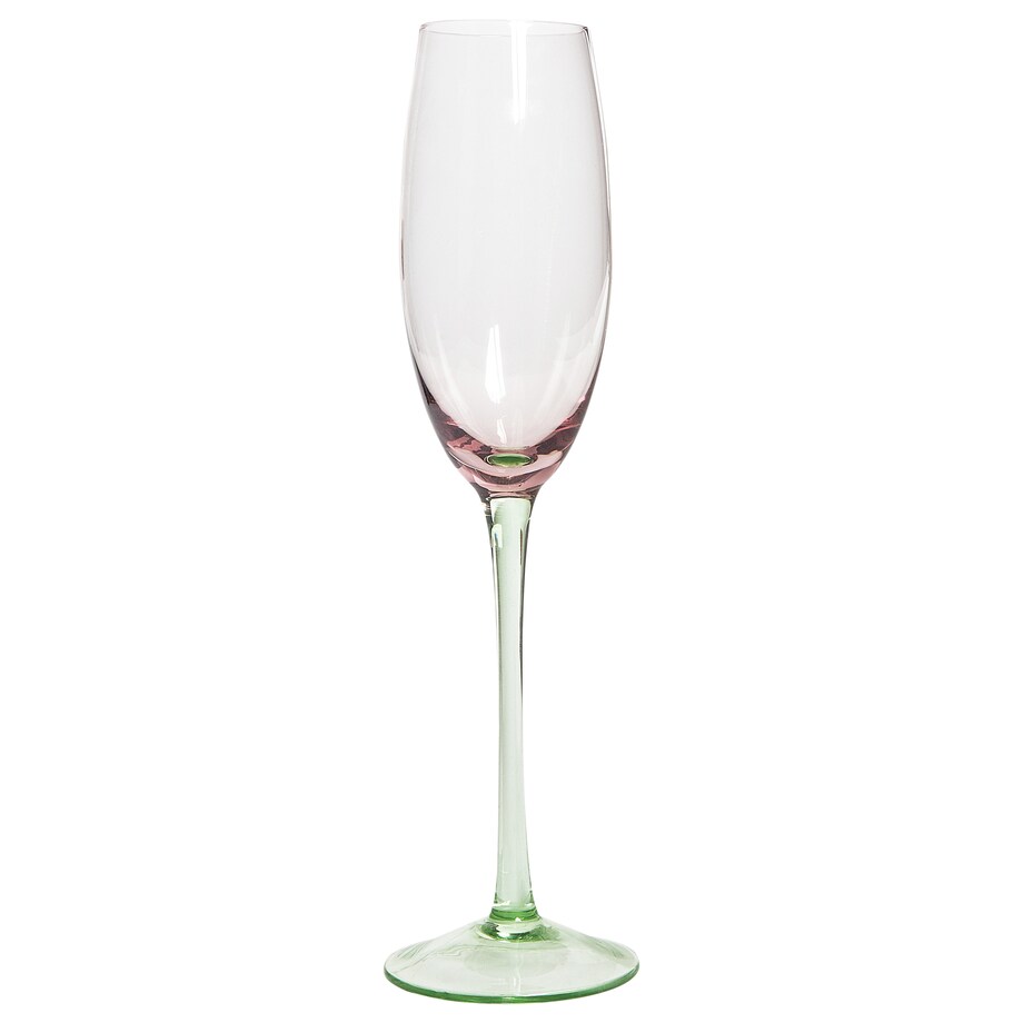 Zestaw 4 kieliszków do szampana flet DIOPSIDE 200 ml Różowy