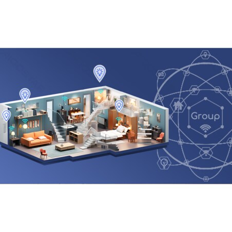 inteligentna żarówka bluetooth mesh g125 6w cct