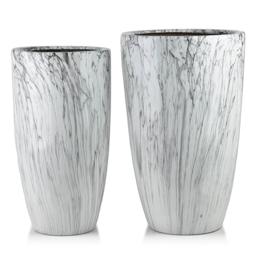 Komplet 2 osłonek ceramicznych NEVA MARBLE