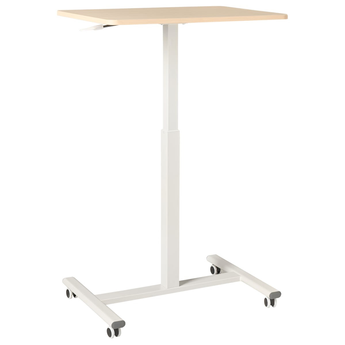 Regulowany stolik pod laptopa ACADEMIA 65 cm 48 cm Jasny brąz/ biały
