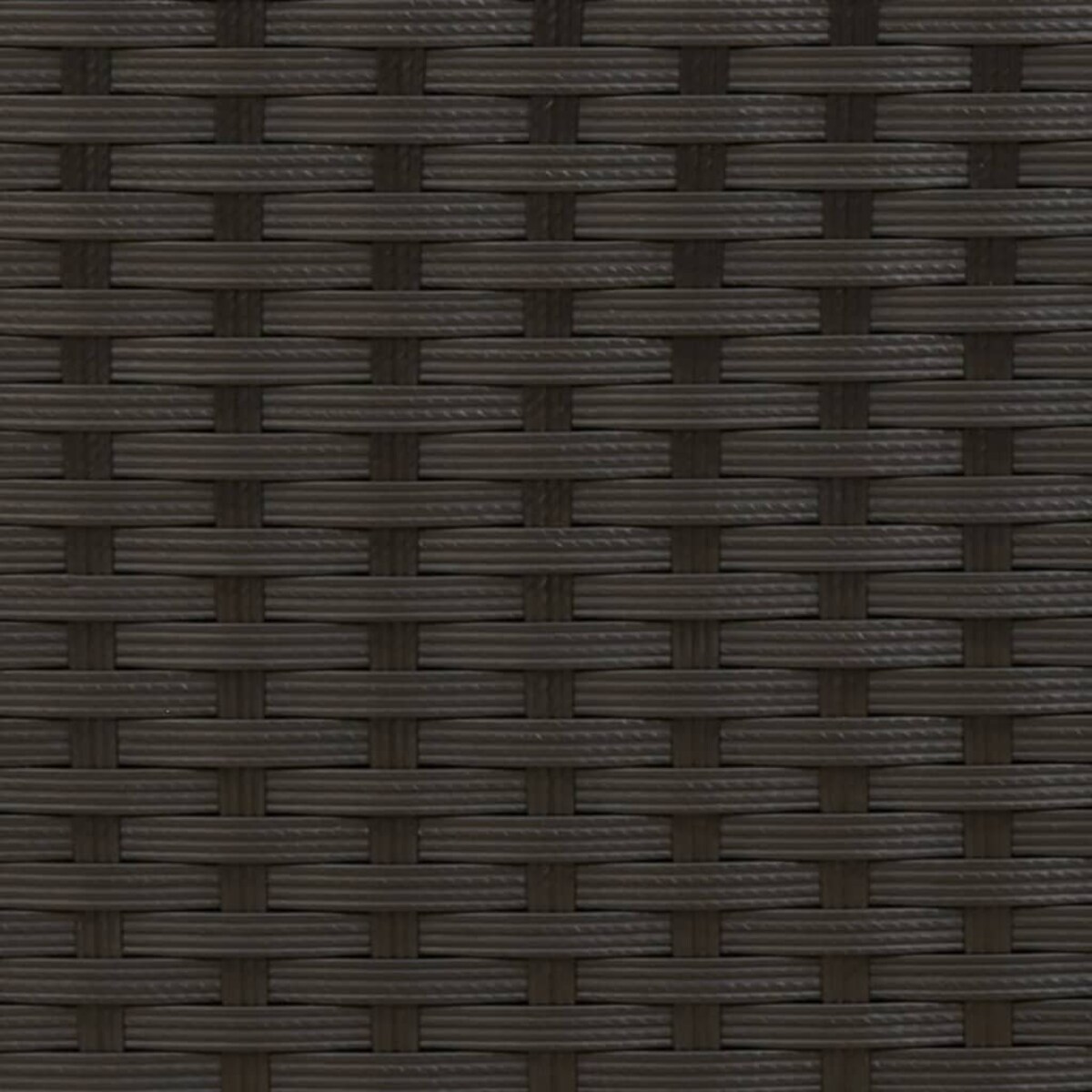 vidaXL 2-osobowa sofa ogrodowa z podnóżkami, czarna, polirattan