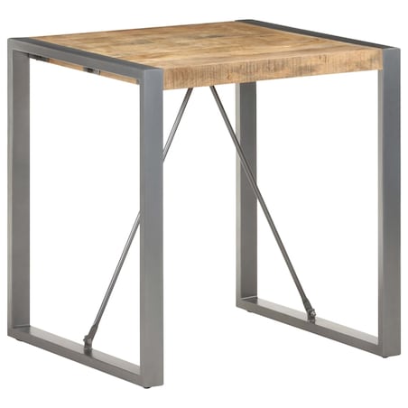vidaXL Stół jadalniany, 70x70x75 cm, lite surowe drewno mango