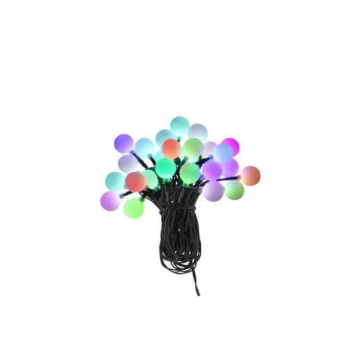 Kolorowa girlanda zewnętrzna 4,8m 25 LED 0,07W multikolor